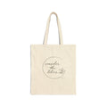 Consider the Lilies - Cotton Canvas Tote Bag