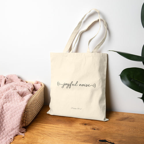 Joyful Noise - Cotton Canvas Tote Bag