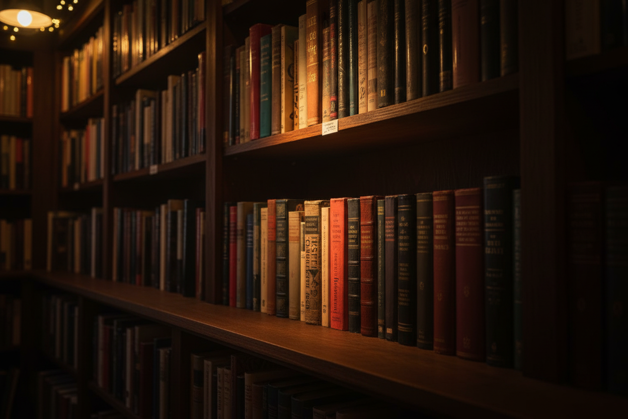 Books on a Shelf
